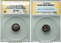MACEDONIAN KINGDOM. Alexander III the Great (336-323 BC). AR drachm (17mm, 12h). ANACS XF 45. Posthumous issue of Colophon in the name and types of Al...