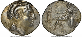 ISLANDS OFF TROAS. Tenedos. Ca. 225-150 BC. AR tetradrachm (33mm, 16.94 gm, 1h). NGC Choice VF 4/5 - 2/5, test punch, brushed. Posthumous issue in the...