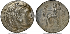 IONIA. Smyrna. Ca. late 3rd Century BC. AR tetradrachm (31mm, 17.08 gm, 11h). NGC AU 5/5 - 3/5. Posthumous issue in the name and types of Alexander II...