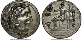 CARIAN ISLANDS. Rhodes. Ca. late 3rd-early 2nd centuries BC. AR/AE fourrée tetradrachm (30mm, 13.93 gm, 11h). NGC Choice AU 5/5 - 2/5, core visible, b...