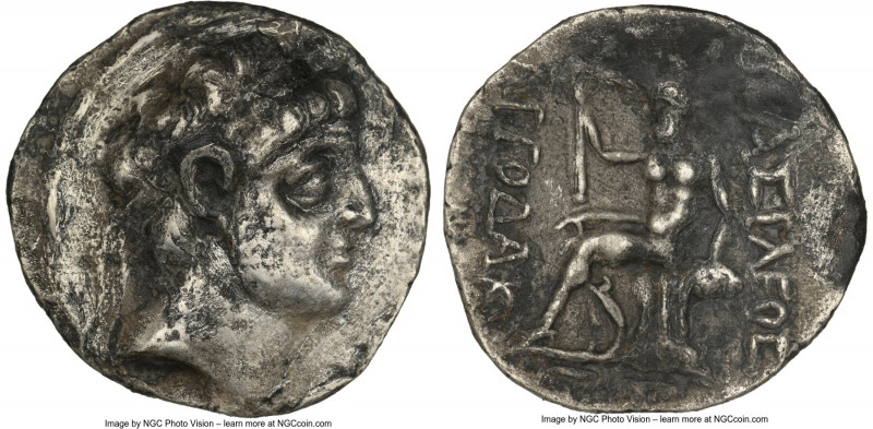 CHARACENE KINGDOM. Apodacus (ca. 110-103 BC). AR tetradrachm (30mm, 14.74 gm, 12...