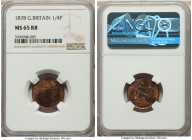 Victoria Farthing 1878 MS65 Red and Brown NGC, KM753, S-3958. Cobalt toned with area's of original red still visible. 

HID09801242017

© 2022 Heritag...