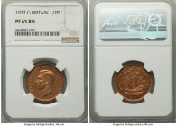 George VI Proof 1/2 Penny 1937 PR65 Red NGC, KM844, S-4115. A lovely burnished copper hue. 

HID09801242017

© 2022 Heritage Auctions | All Rights Res...