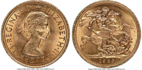 Elizabeth II gold Sovereign 1966 MS64+ NGC, KM908. AGW 0.2355 oz. 

HID09801242017

© 2022 Heritage Auctions | All Rights Reserved
