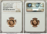 Elizabeth II gold "Pistrucci Anniversary" Proof 1/2 Sovereign 2017 PR69 Ultra Cameo NGC, KM-Unl. Commemorates the 200th anniversary of Pistrucci sover...