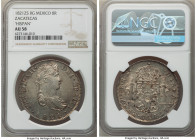 Zacatecas. Ferdinand VII "Royalist" 8 Reales 1821 Zs-RG AU58 NGC, Zacatecas mint, KM111.5. Mottled toning with underlying luster. 

HID09801242017

© ...