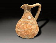 Ceramic red slip perfume jug, cypriot circa 700 BC
Height: 6.5 cm