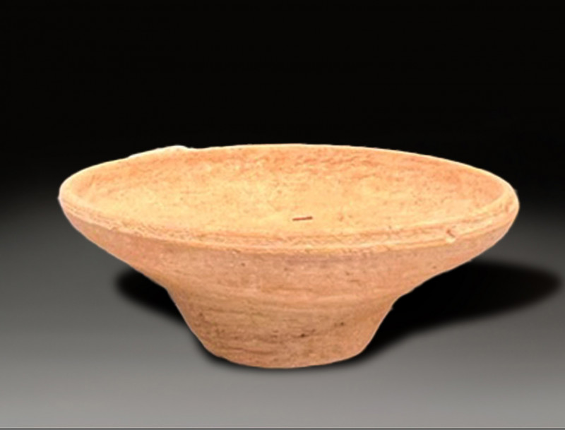 ceramic cosmetic or medicine mixing bowl, greek period circa 500 - 300
Height: ...