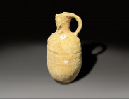 Ceramic oil jug iron age period circa 1200 – 800 BC time of king David
Height: 22.5 cm