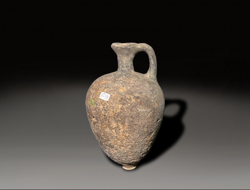Ceramic jug black slip middle bronze age 2000 – 1550 BC found in Jerco time of A...