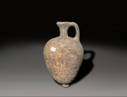 Ceramic jug black slip middle bronze age 2000 – 1550 BC found in Jerco time of Abraham
Height: 18 cm