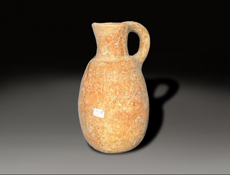 Ceramic red slip jug iron age circa 1200 – 800 BC time of king David
Height: 15...