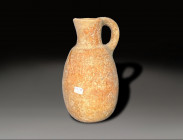 Ceramic red slip jug iron age circa 1200 – 800 BC time of king David
Height: 15 cm