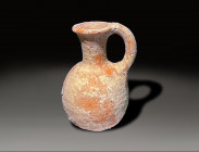 Ceramic red slip jug iron age period 1200 – 800 BC time of king David
Height: 12.9 cm