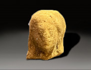 ceramic greco phoenician head of a female, ca 500 BC
Height: 3.8 cm
