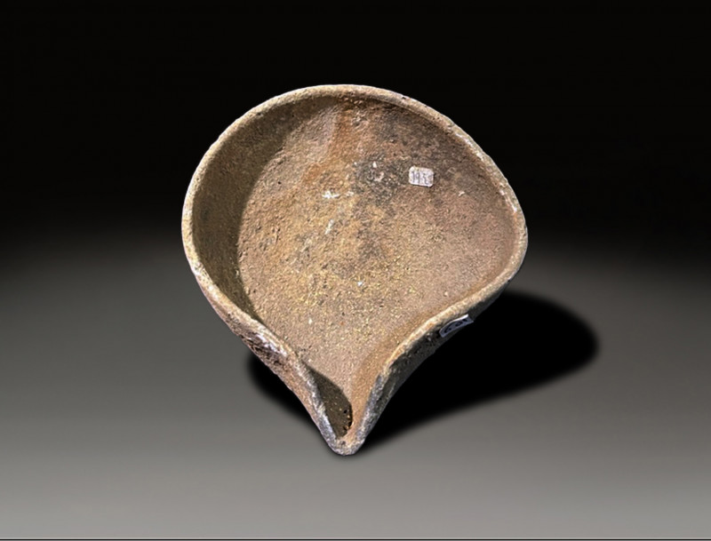 Ceramic canaanite oil lamp from the late bronze age circa 1550 BC – 1200 BC time...