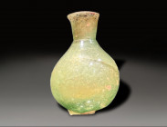 perfume glass flask, roman period circa 200 - 400 AD
Height: 5 cm