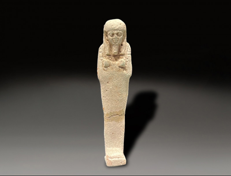 faience Egyptian faience ushabti Egyptian period circa 600 – 300 BC
Height: 10....