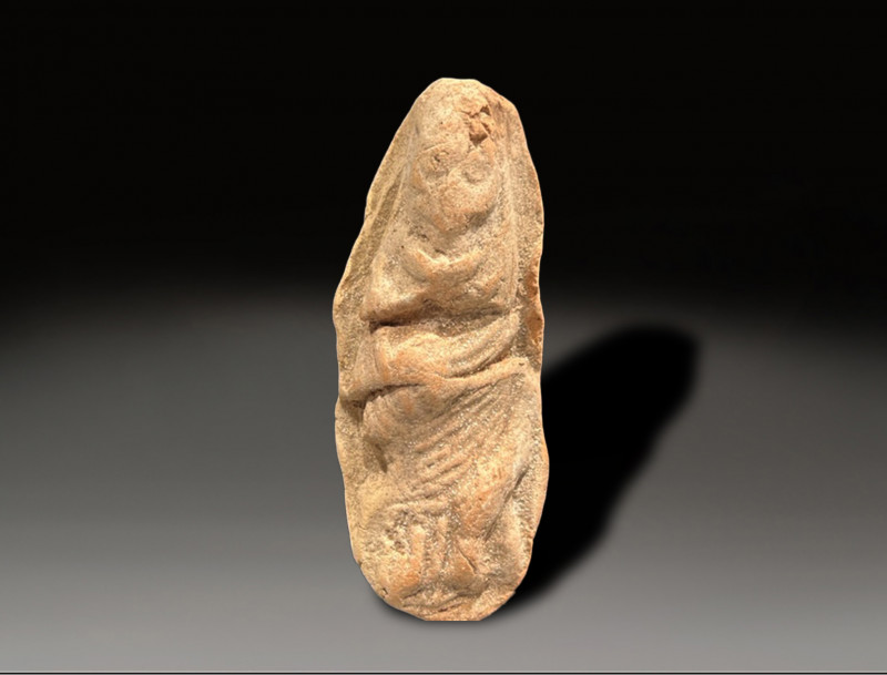 ceramic Figurine of a mother with the child furjan circa 500 – 300 BC
Height: 1...