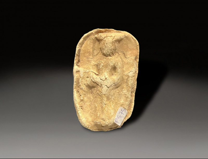 ceramic black with human figure babylonian circa 2000 – 1500 BC
Height: 10.8 cm...