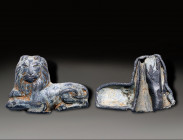 Ancient Bronz Figurine, Holy Land Ancient , 100 A.D. - 800 A.D.
Height: 3.7 cm