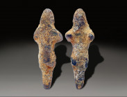 Ancient Bronz Figurine, Holy Land Ancient , 100 A.D. - 800 A.D.
Height: 4.5 cm