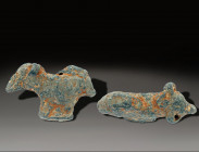 Ancient Bronz Figurine, Holy Land Ancient , 100 A.D. - 800 A.D.
Weight: 4.9 grams / Height: 25 mm,