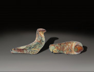 Ancient Bronz Figurine, Holy Land Ancient , 100 A.D. - 800 A.D.
Height: 3 cm