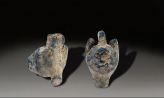 Ancient Bronz Figurine, Holy Land Ancient , 100 A.D. - 800 A.D.
Height: 2 cm