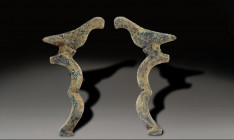 Ancient Bronz Figurine, Holy Land Ancient , 100 A.D. - 800 A.D.
Height: 7 cm