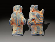 Ancient Bronz Figurine, Holy Land Ancient , 100 A.D. - 800 A.D.
Weight: 9.9 grams / Height: 20 mm,