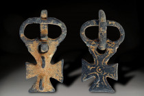 Ancient Jewelry & Accessories, Holy Land Ancient, 100A.D.- 800 A.D.
Height: 4 cm