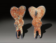 Ancient Metal Work, Holy Land Ancient, 100A.D.- 800 A.D.
Height: 2 cm