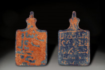 Ancient Metal Work, Holy Land Ancient, 100A.D.- 800 A.D.
Height: 3.5 cm