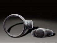 Ancient Ring, Holy Land Ancient, 100A.D.- 800 A.D.
Diameter: 3 cm
