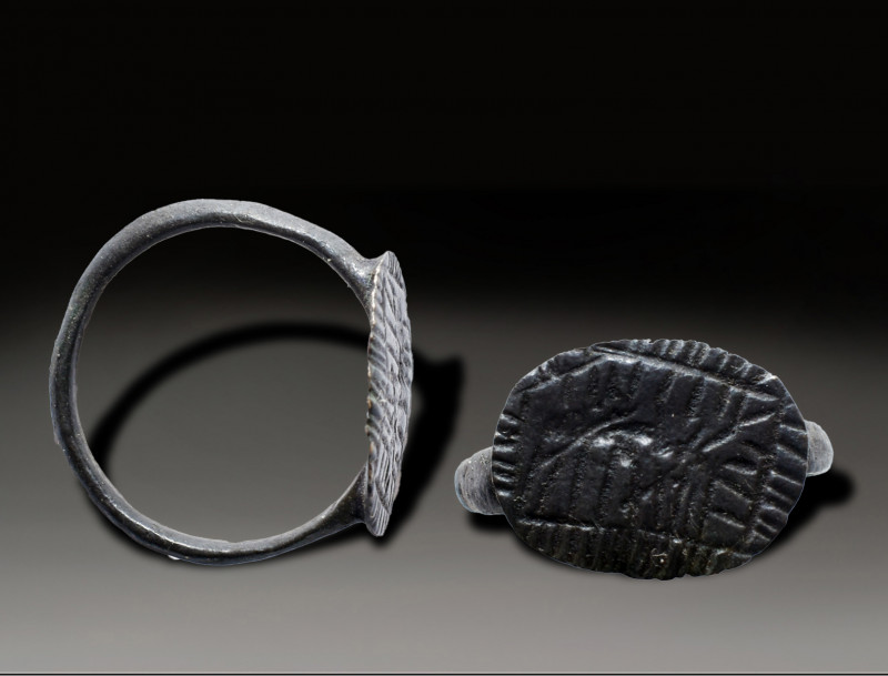 Ancient Ring, Holy Land Ancient, 100A.D.- 800 A.D.
Diameter: 2 cm