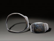 Ancient Ring, Holy Land Ancient, 100A.D.- 800 A.D.
Diameter: 4 cm