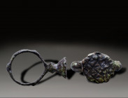 Ancient Ring, Holy Land Ancient, 100A.D.- 800 A.D.
Diameter: 3 cm