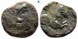 Sicily. Solus circa 400-350 BC. Bronze Æ