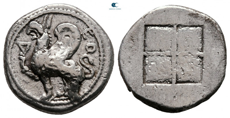 Thrace. Abdera circa 492-473 BC. 
Drachm AR

16 mm, 3,45 g



very fine