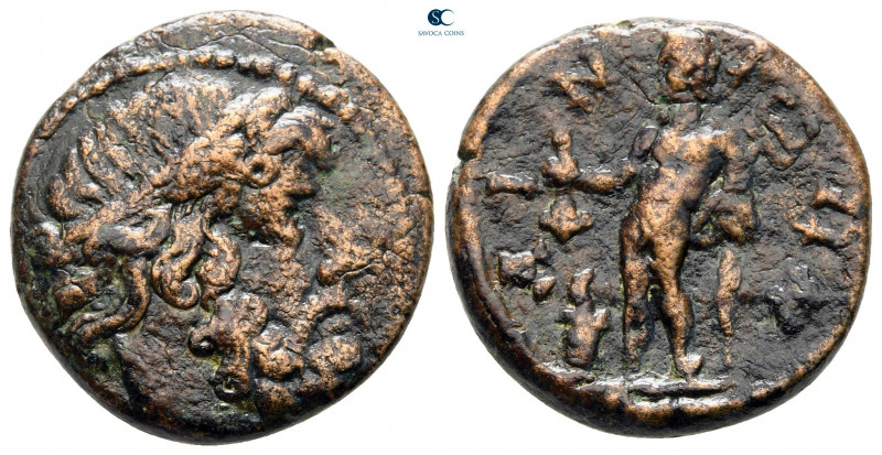 Thrace. Ainos circa 200-0 BC. 
Bronze Æ

21 mm, 6,25 g



very fine