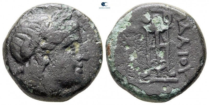 Kings of Thrace. Seleukid. Adaios 253-243 BC. 
Bronze Æ

20 mm, 9,98 g


...