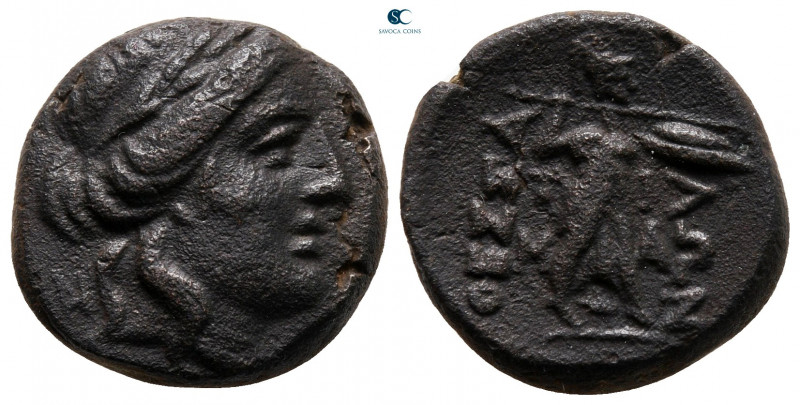 Thessaly. Thessalian League circa 150-50 BC. 
Bronze Æ

18 mm, 6,74 g



...