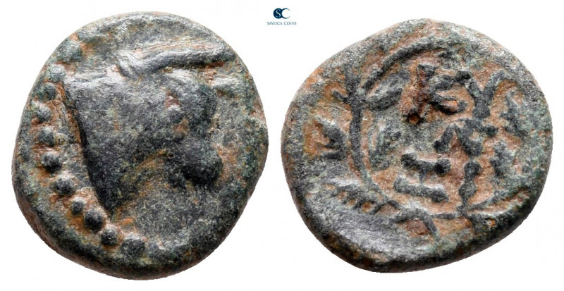 Mysia. Kyzikos circa 200-0 BC. 
Bronze Æ

12 mm, 1,38 g



very fine