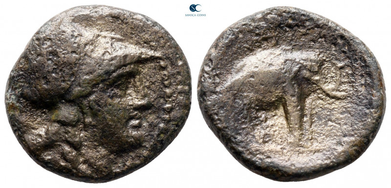 Seleukid Kingdom. Seleukeia on Tigris. Seleukos I Nikator 312-281 BC. 
Bronze Æ...