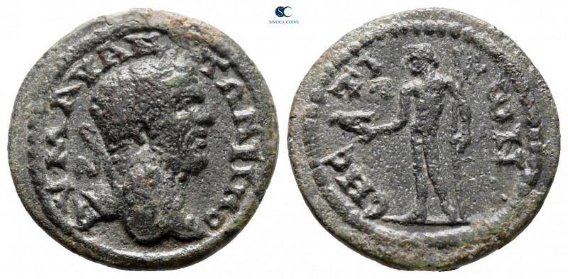 Thrace. Sestos. Caracalla AD 198-217. 
Bronze Æ

18 mm, 2,73 g



very fi...