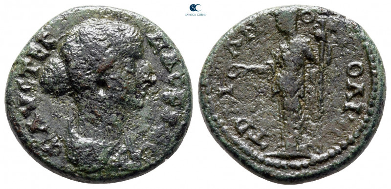 Thrace. Trajanopolis. Faustina II AD 147-175. 
Bronze Æ

20 mm, 5,66 g


...