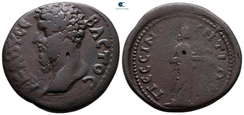 Galatia. Pessinos. Lucius Verus AD 161-169. 
Bronze Æ

32 mm, 17,13 g



...