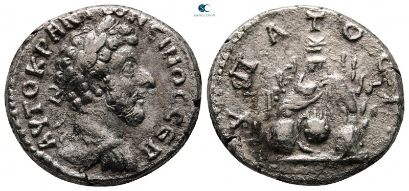 Cappadocia. Caesarea. Marcus Aurelius AD 161-180. 
Didrachm AR

20 mm, 6,16 g...