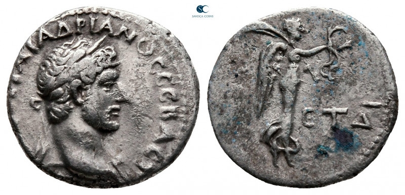 Cappadocia. Caesarea - Eusebeia. Hadrian AD 117-138. 
Hemidrachm AR

14 mm, 1...